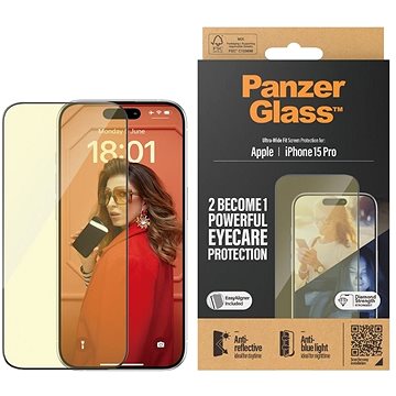 E-shop PanzerGlass Apple iPhone 15 Pro AntiRex & AntiBlue mit Einbaurahmen