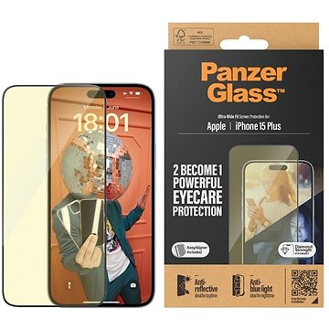 E-shop PanzerGlass Apple iPhone 15 Plus AntiRex & AntiBlue mit Einbaurahmen