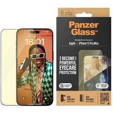 E-shop PanzerGlass Apple iPhone 15 Pro Max AntiRex & AntiBlue mit Einbaurahmen