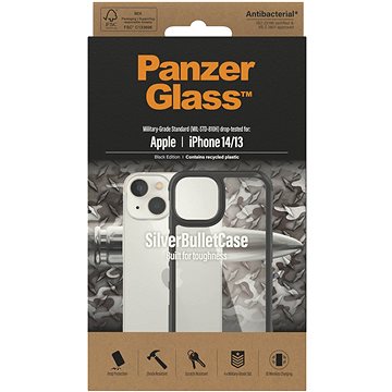 E-shop PanzerGlass SilverBulletCase Apple iPhone 2022 6.1" (Schwarze Ausführung)
