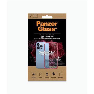 PanzerGlass ClearCaseColor Apple iPhone 13 Pro (rot - Erdbeere)