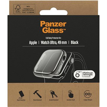 PanzerGlass Full Protection Apple Watch Ultra 49mm (černý rámeček)