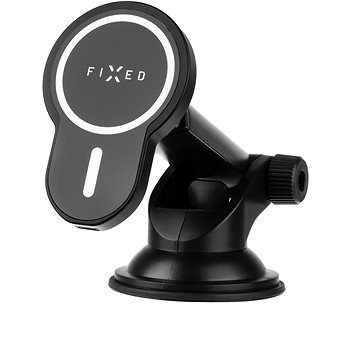 FIXED MagClick XL s podporou uchycení MagSafe na sklo nebo palubní desku 15W černý