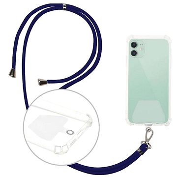 CPA Universal-Umhängeband für Handys mit Back-Cover blau