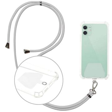 CPA Universal-Umhängeband für Handys mit Back-Cover grau
