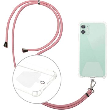 CPA Universal-Umhängeband für Handys mit Back-Cover rosa
