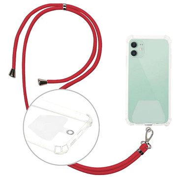E-shop CPA Universal-Umhängeband für Handys mit Back-Cover rot