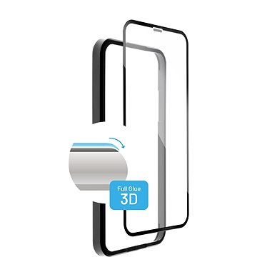 E-shop FIXED 3D FullGlue-Cover mit Applikator für Apple iPhone XR / 11 - schwarz