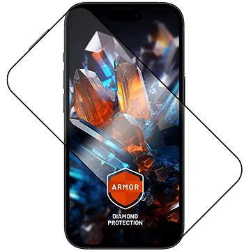 E-shop FIXED Armor mit Applikator für Apple iPhone 15 schwarz