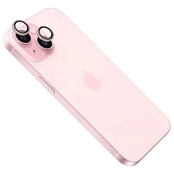 E-shop FIXED Camera Glass für Apple iPhone 15/15 Plus rosa