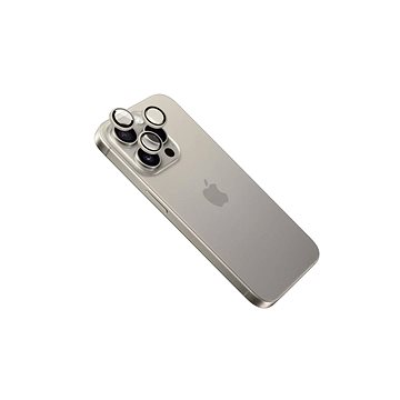 E-shop FIXED Camera Glas für Apple iPhone 15 Pro/15 Pro Max natur Titan