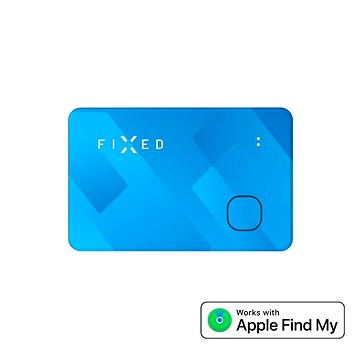 E-shop FIXED Tag Card mit Unterstützung für Find My Wireless Charging blau