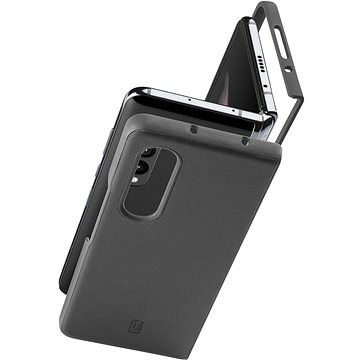 E-shop Cellularline Fit Duo für Samsung Galaxy Z Fold4 PU-Leder - schwarz