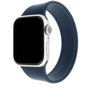 E-shop FIXED Elastic Silicone Strap für Apple Watch 42/44/45/Ultra 49mm Größe L blau
