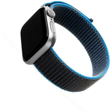 FIXED Nylon Strap pro Apple Watch 42/44/45/Ultra 49mm šedomodrý