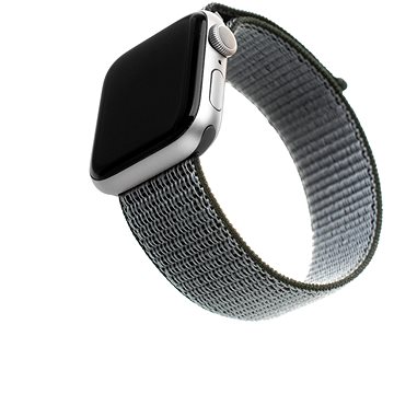 FIXED Nylon Strap pro Apple Watch 42/44/45/Ultra 49mm olivový