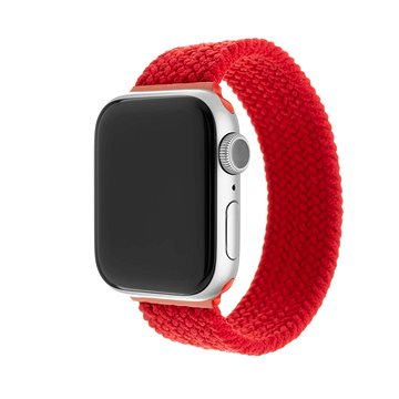 E-shop FIXED Elastic Nylon Strap für Apple Watch 42/44/45/Ultra 49mm Größe XL rot