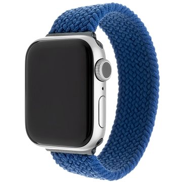 E-shop FIXED Elastic Nylon Strap für Apple Watch 42/44/45/Ultra 49mm Größe XS blau