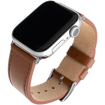 FIXED Leather Strap pro Apple Watch 42/44/45/Ultra 49mm hnědý