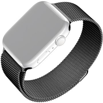 FIXED Mesh Strap pro Apple Watch 42/44/45/Ultra 49mm černý