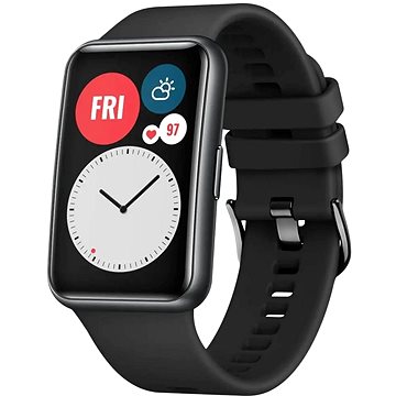 E-shop FIXED Silikonarmband für Huawei Watch FIT - schwarz