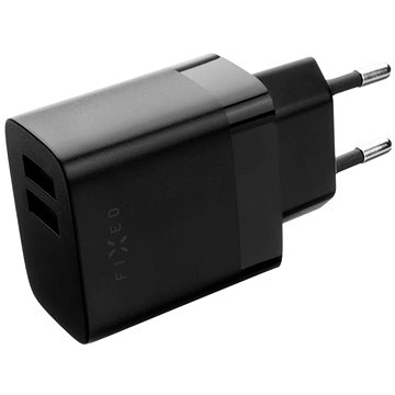 E-shop FIXED Smart Rapid Charge mit 2xUSB Ausgang 17W schwarz