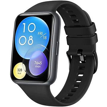 E-shop FIXED Silikonarmband für Huawei Watch FIT2 - schwarz