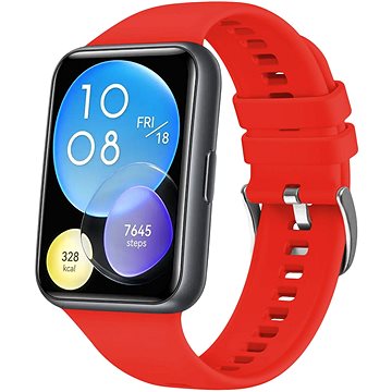 E-shop FIXED Silikonarmband für Huawei Watch FIT2 - rot