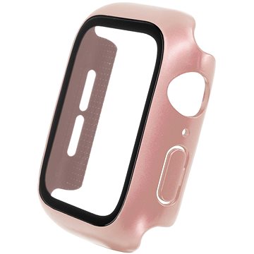 FIXED Pure+ s temperovaným sklem pro Apple Watch 40mm růžové