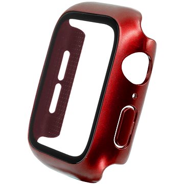 FIXED Pure+ s temperovaným sklem pro Apple Watch 40mm červené