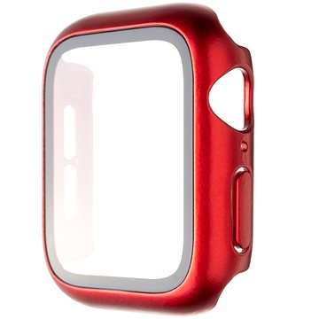 FIXED Pure+ s temperovaným sklem pro Apple Watch 45mm červené