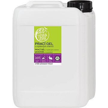TIERRA VERDE prací gel z mýdlových ořechů s BIO levandulovou silicí 5 l (165 praní)