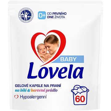 LOVELA Baby gelové kapsle na praní 60 ks
