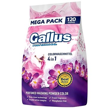 GALLUS Professional 4v1 Color 6,6 kg (120 praní)