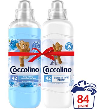COCCOLINO Sensitive & Blue Splash 2× 1,05 l (84 praní)