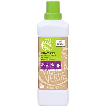 TIERRA VERDE prací gel z mýdlových ořechů s BIO levandulovou silicí 1 l (33 praní)