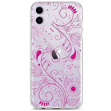 TopQ iPhone 11 silikon Pink Ornament 44983
