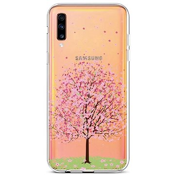 TopQ Samsung A70 silikon Blossom Tree 42012