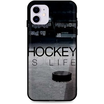 TopQ iPhone 11 silikon Hockey Is Life 48909