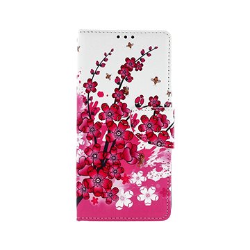 TopQ Xiaomi Redmi 9C knížkový Kytičky textil 52445