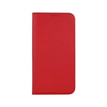 TopQ iPhone 12 mini Smart Magnet knížkové červené 53481