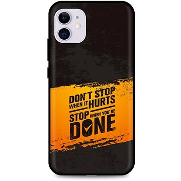 TopQ iPhone 11 silikon Don´t Stop 54237