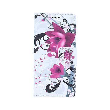 TopQ Xiaomi Redmi Note 8T knížkové Květinová kresba 54755
