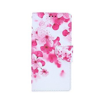 TopQ Xiaomi Redmi Note 8T knížkové Růžové kvítky 54726