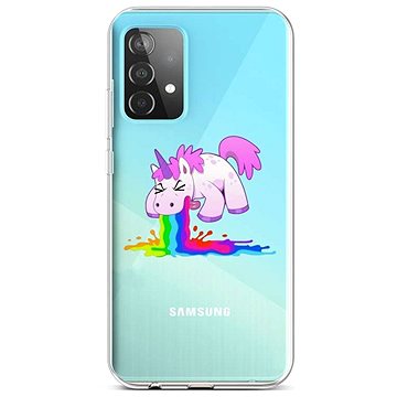 TopQ Samsung A52 silikon Rainbow Splash 57406