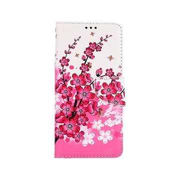 TopQ Xiaomi Poco X3 knížkové Kytičky textil 58275