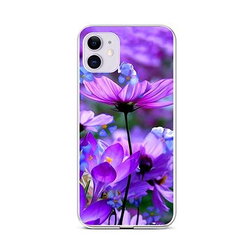 TopQ iPhone 11 silikon Rozkvetlé květy 58819