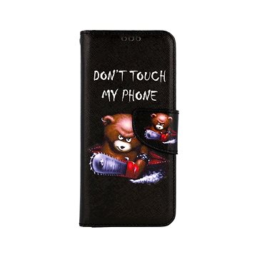 TopQ Realme 8 knížkové Don't Touch méďa 59973