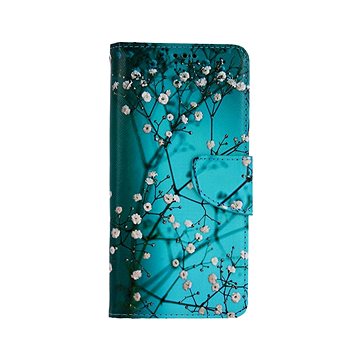 TopQ Xiaomi Poco X3 Pro knížkové Modré s květy 63582