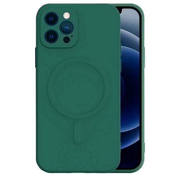 TopQ iPhone 13 Pro s MagSafe tmavě zelený 66901